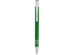 Ручка металлическая шариковая Вудс, зелёная