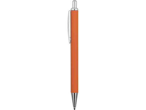 Изображение Ручка металлическая шариковая Хьюз, оранжевая