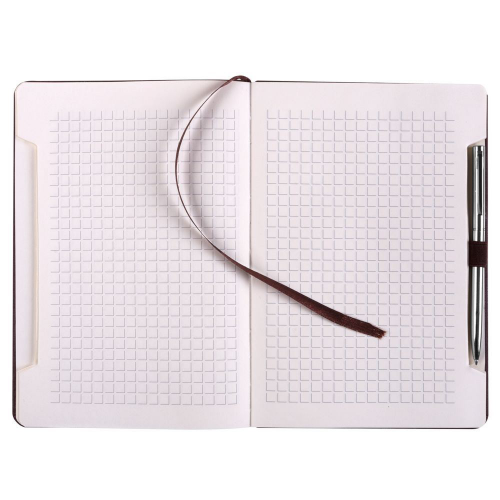 Изображение Блокнот Энигма с ручкой, коричневый
