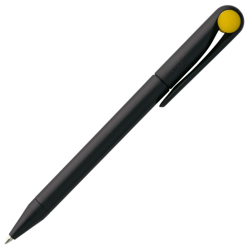 Изображение Ручка шариковая Prodir DS1 TMM Dot, черная с желтым
