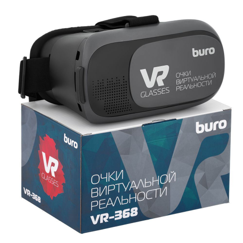 Изображение Очки виртуальной реальности Buro VR, черные