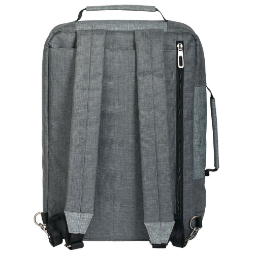Изображение Рюкзак для ноутбука 2 в 1 twoFold, серый с темно-серым