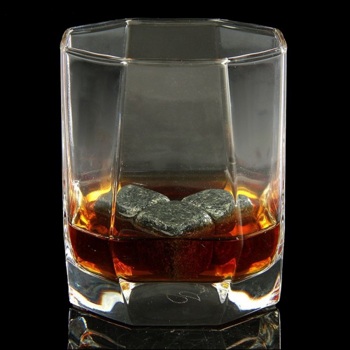 Изображение Камни для виски Мужчина с большой буквы, в шкатулке, 6 шт
