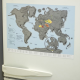 Изображение Магнитная стиральная карта Мира на холодильник