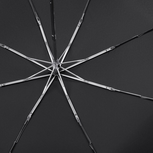 Изображение Зонт складной Floyd с кольцом, механический, 3 сложения, черный