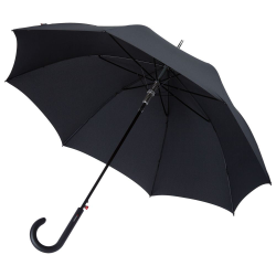 Зонт-трость E.703, полуавтомат, черный