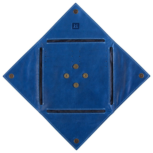 Изображение Органайзер дорожный для документов xPouch, синий, кожаный