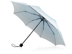 Зонт складной женский Shirley бело-серый