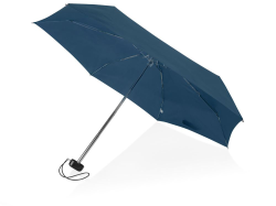 Зонт легкий складной Stella синий, 5 сложений, в футляре