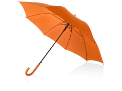 Зонт трость женский Яркость, полуавтомат, оранжевый