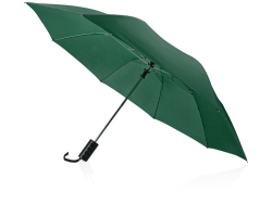 Зонт складной полуавтоматический, зеленый