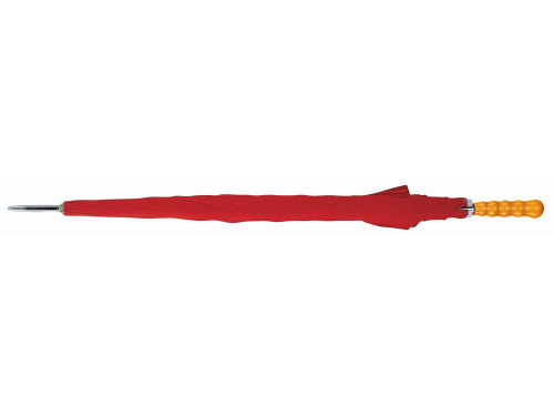 Изображение Зонт трость с деревянной ручкой Karl, красный