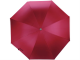 Изображение Зонт-трость полуавтомат, двухцветный: красный и серебро