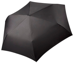 Зонт легкий складной Unit Slim в чехле, черный