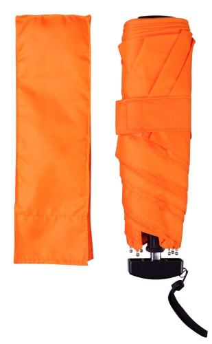 Изображение Зонт легкий складной Unit Slim в чехле, оранжевый