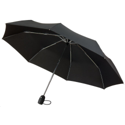 Зонт складной полуавтомат Unit Comfort, черный