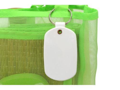 Изображение Пляжный набор Тропики: циновка и шлепанцы в сумке