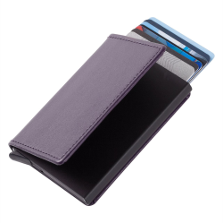 Футляр для кредитных карт Stroll с защитой RFID, фиолетовый