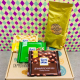 Изображение Подарочный набор: кофе и 3 шоколадки с орехами 