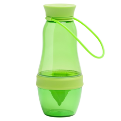 Бутылка для воды с соковыжималкой Amungen, зеленая