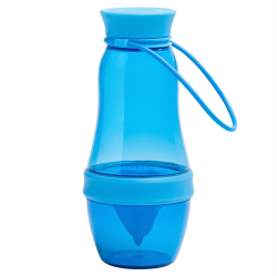 Бутылка для воды с соковыжималкой Amungen, синяя