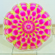 Изображение Зонт полуавтомат Цветок, розовый