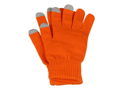 Перчатки для сенсорного экрана Сет оранжевые, размер S/M