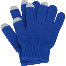 Перчатки для сенсорного экрана Сет, синие, размер L/XL