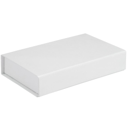 Коробочка Блеск подарочная с крышкой на магните, белая, 18,5*10,5 см