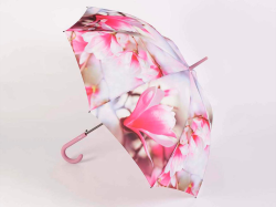 Женский зонт-трость Zest Розовые лилии