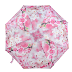 Зонт женский Zest Сакура розовая