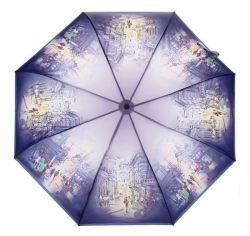 Зонт женский zest Городские будни, 3 сложения