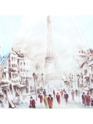 Изображение Зонт женский "Zest", Осень в Париже, автомат, 3 сложения