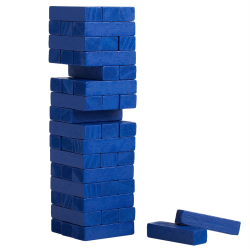 Игра Деревянная башня мини, синяя