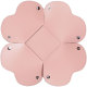 Изображение Корзина Corona, большая, розовая