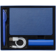 Изображение Подарочный набор Plus: аккумулятор, ежедневник, ручка - синий