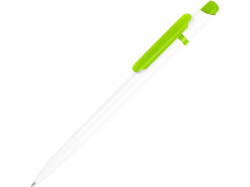 Ручка пластиковая шариковая Этюд зеленое яблоко