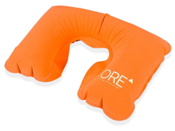 Подушка для шеи надувная Сеньос, оранжевая