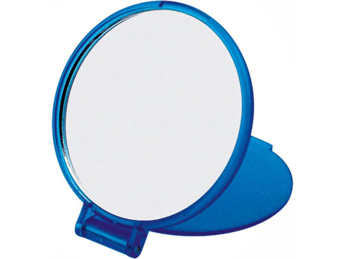 Изображение Карманное косметическое зеркало Красотка синее