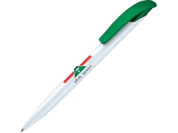 Ручка пластиковая шариковая Challenger Basic Polished зеленая