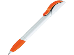 Ручка пластиковая шариковая Hattrix Soft оранжевая