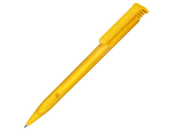 Ручка пластиковая шариковая Super-Hit Icy желтая