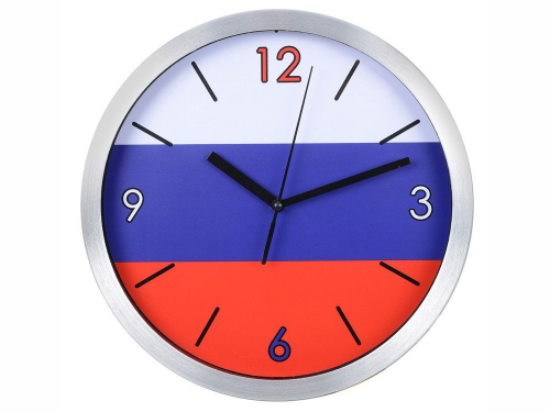 Изображение Часы настенные Российский флаг