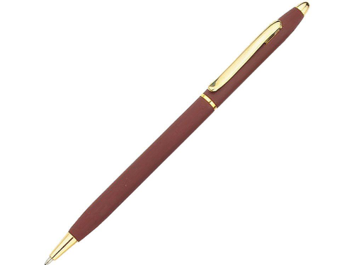 Изображение Ручка металлическая шариковая Женева бордовая