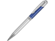Изображение Ручка металлическая шариковая Мичиган серебристо-синяя