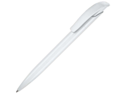Ручка пластиковая шариковая Challenger Polished белая