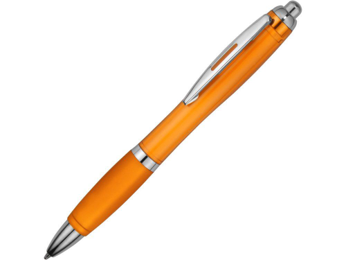 Изображение Ручка пластиковая шариковая Nash оранжевая