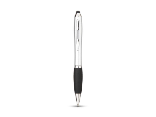 Изображение Ручка-стилус шариковая Nash серебристо-черная