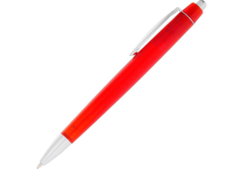 Ручка пластиковая шариковая Albany красный прозрачная, чернила черные