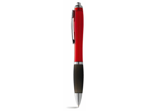 Изображение Ручка пластиковая шариковая Nash красно-черная